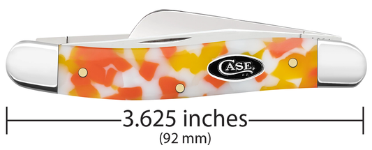 W.R. Case XX Knives Medium Stockman 53753 Candy Corn Kirinite Stainless Steel Pocket Knife