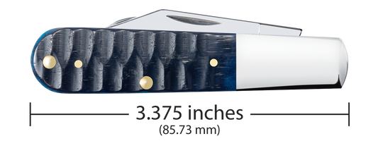 W.R. Case XX Knives Barlow Limited Edition Gator Jig Ocean Blue Bone 53981 Stainless Pocket Knife