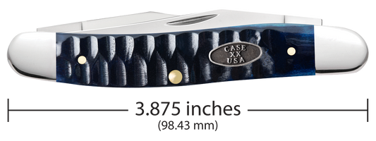 W.R. Case XX Knives Muskrat Limited Edition Gator Jig Ocean Blue Bone 53985 Stainless Pocket Knife