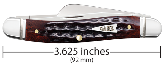 W.R. Case XX Knives Medium Stockman Pocket Knife Worn 30th Mahogany Bone 55232 Stainless Pocket Knife