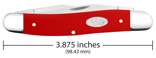 W.R. Case XX Knives Muskrat 56986 White SparXX Knives Red Delrin Stainless Steel Pocket Knife