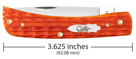 W.R. Case XX Knives Sodbuster Jr Crandall Jig Tequila Sunrise Bone 57533 Stainless Pocket Knife