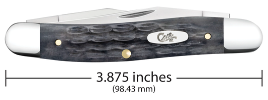 W.R. Case XX Knives Muskrat Pocket Knife Worn Gray Bone 58418 Carbon Steel Pocket Knife