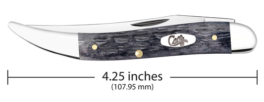 W.R. Case XX Knives Medium Toothpick Jigged Gray Bone 58421 Carbon Steel Pocket Knife