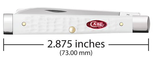 W.R. Case XX Knives Baby Doc SparXX Knives Jig White Synthetic 60178 Stainless Pocket Knife