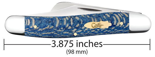 W.R. Case XX Knives Stockman Blue Sycamore Wood 63732 Stainless Pocket Knife