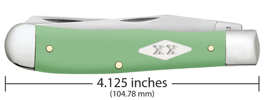 W.R. Case XX Knives Trapper Mint Green Synthetic 63830 Stainless Pocket Knife