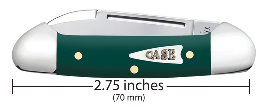 W.R. Case XX Knives Butterbean Spruce Green Synthetic 64532 Stainless Pocket Knife
