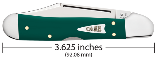 W.R. Case XX Knives Mini Copperlock Spruce Green Synthetic 64534 Stainless Pocket Knife
