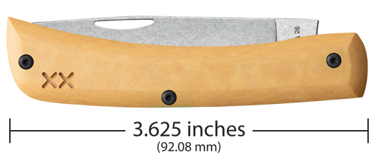 W.R. Case XX Knives Sod Buster Jr Maple Valley Richlite 66387 S35VN Stainless Pocket Knife