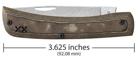 W.R. Case XX Knives Sod Buster Jr Black & Tan Richlite and Black G-10 66388 S35VN Stainless Pocket Knife