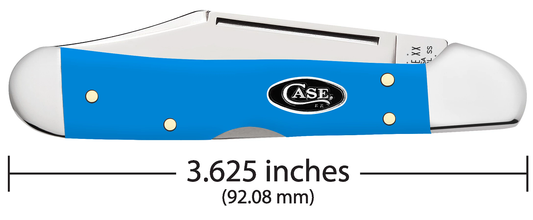W.R. Case XX Knives Mini Copperlock Light Blue Synthetic 68902 Stainless Pocket Knife