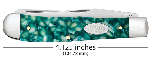 W.R. Case XX Knives Trapper Green SparXX Knives Kirinite 71380 Stainless Steel Pocket Knife