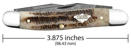 W.R. Case XX Knives Muskrat 77463 Damascus Vintage Bone 1/1400 Pocket Knife