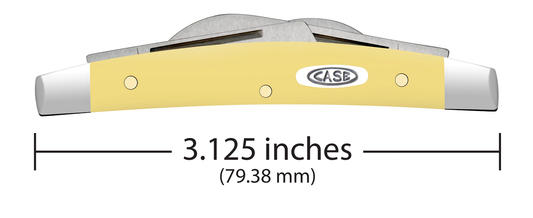 W.R. Case XX Knives Small Congress Yellow Synthetic 81098 Stainless Pocket Knife