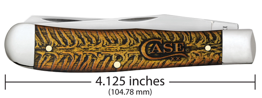 W.R. Case XX Knives Trapper Golden Pinecone 81800 Stainless Steel Pocket Knife