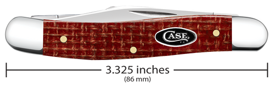 W.R. Case XX Knives Medium Stockman 1st Run Dark Red Micarta 82272 Carbon Steel 1/250 Pocket Knife