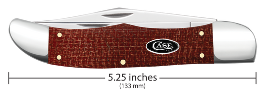 W.R. Case XX Knives Folding Hunter 1st Run Dark Red Micarta 82274 Carbon Steel 1/250 Pocket Knife