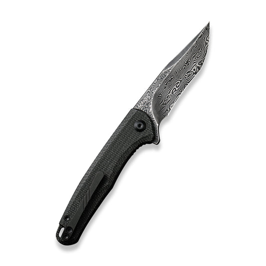 CIVIVI Knives™ Mini Sandbar Liner Lock C20011-DS1 Black Micarta Damascus Steel Pocket Knife