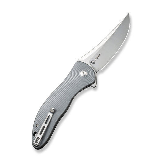 CIVIVI Knives™ Synergy4 Liner Lock C21018A-2 Gray G-10 Nitro-V Stainless Steel Pocket Knife