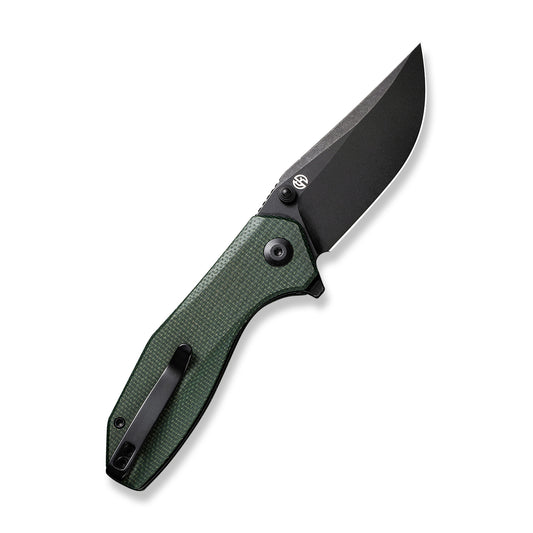 CIVIVI Knives™ Odd 22 Liner Lock C21032-2 Green Canvas Micarta 14C28N Stainless Steel Pocket Knife