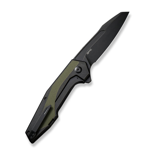 CIVIVI Knives™ Hypersonic Framelock C22011-1 Black & Od Green Steel With G10 Inlay 14C28N Stainless Steel Pocket Knife