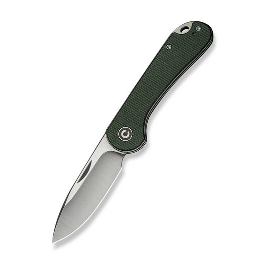 CIVIVI Knivesβ’ Elementum Slip-joint C18062AJ-2 Green Canvas G10 14C28N Stainless Steel Pocket Knife