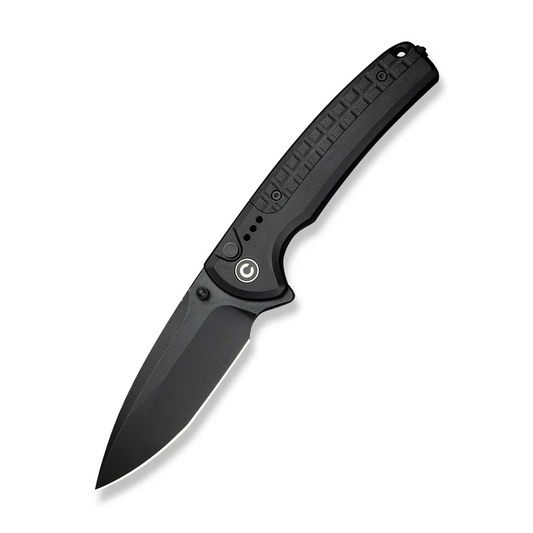 CIVIVI Knives™ Sentinel Strike II C22025D-1 Black Aluminum and Black FRN Nitro-V Stainless Steel Pocket Knife
