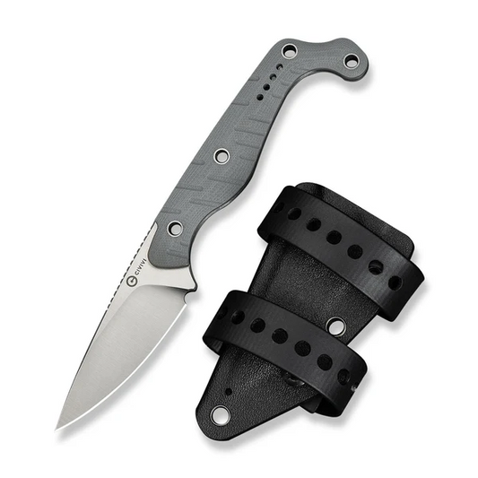 CIVIVI Knives™ SOKN Fixed Blade C22027-2 Gray G10 Nitro-V Stainless Steel Pocket Knife