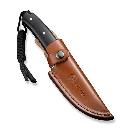 CIVIVI Knives™ Cloud Peak Fixed Blade C23044-1 Black G10 Nitro-V Stainless Steel Knife