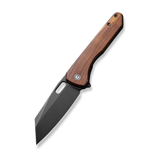 CIVIVI Knives™ Nugz Liner Lock C23060-3 Guibourtia Wood 14C28N Stainless Steel Pocket Knife