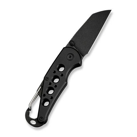 CIVIVI Knives™ Pragma Button Lock C23062B-1 Black Aluminum Nitro-V Stainless Steel Pocket Knife