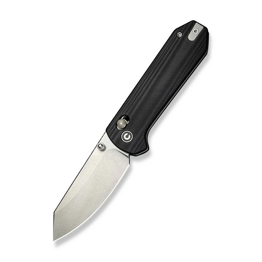 CIVIVI Knives™ Yonder Crossbar Lock C23073-1 Black G10 14C28N Stainless Steel Pocket Knife
