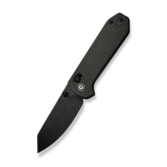 CIVIVI Knives™ Yonder Crossbar Lock C23073B-1 Dark Green Canvas Micarta 14C28N Stainless Steel Pocket Knife