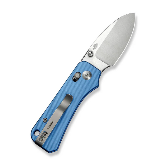 CIVIVI Knives™ Baby Banter 2 Crossbar Lock C23074-1 Blue Anodized Aluminum Nitro-V Stainless Steel Pocket Knife