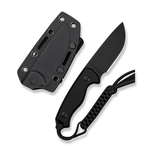 CIVIVI Knives™ Timberbark Fixed Blade C23094-1 Black G10 14C28N Stainless Steel Knife