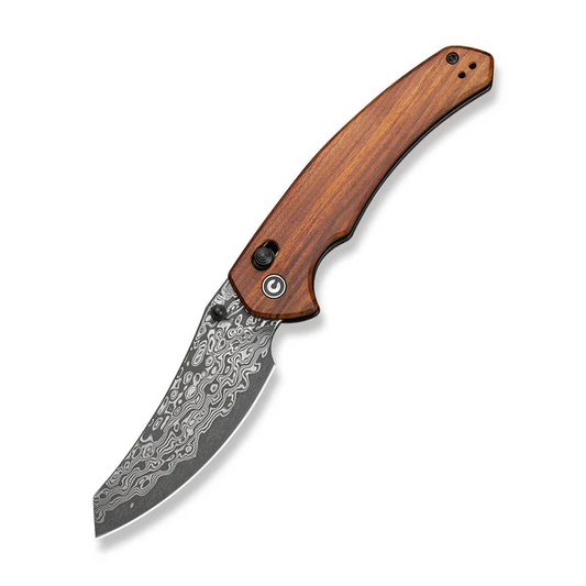 CIVIVI Knives™ Sixgill Crossbar Lock C24050-DS1 Guibourtia Wood Damascus Steel Pocket Knife