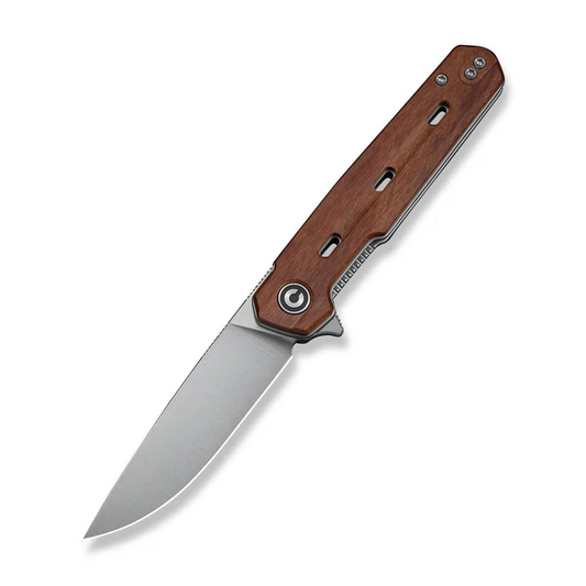 CIVIVI Knivesβ’ Navo Liner Lock C25015B-1 Guibourtia Wood Nitro-V Stainless Steel Pocket Knife