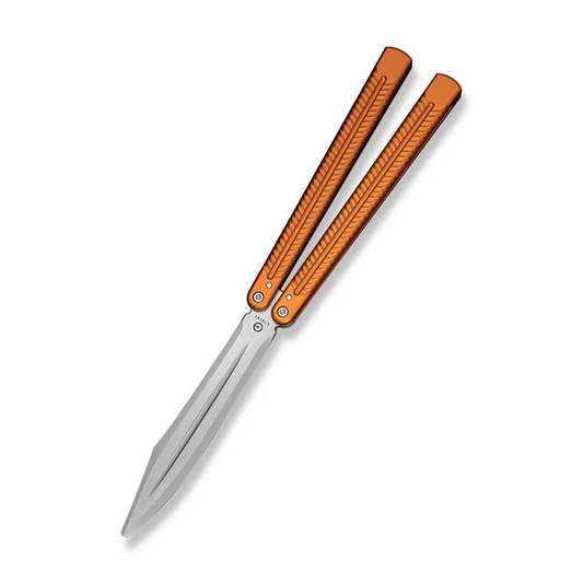 CIVIVI Knives™ Dracolisk Butterfly Trainer C25028-2 Orange Anodized Aluminum 9Cr18MoV Stainless Steel Pocket Knife
