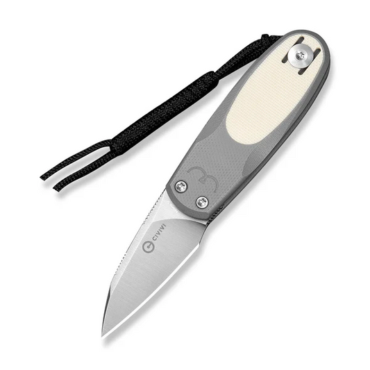 CIVIVI Knives™ Purr Slip Joint C25054-1 Gray & White G10 Nitro-V Stainless Steel Pocket Knife