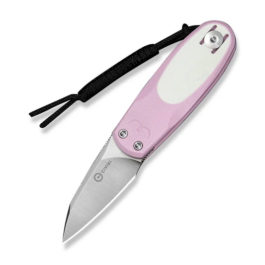 CIVIVI Knives™ Purr Slip Joint C25054-4 Pink & White G10 Nitro-V Stainless Steel Pocket Knife