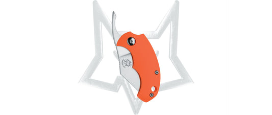 Fox Knives™ BB Drago Piemontes FX-519 O Orange FRN N690Co Stainless Steel Pocket Knife