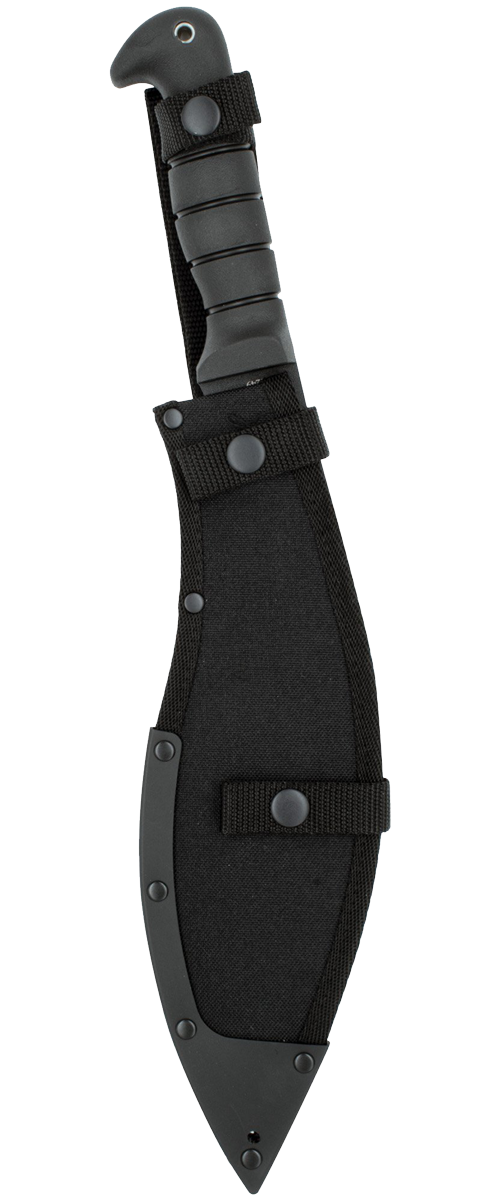 KA-BAR Kukri Machete 1249 SK5 Carbon Steel & Black Thermoplastic Rubber