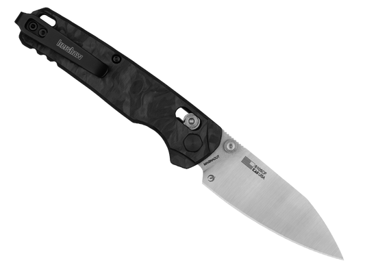 Kershaw Knives™ Bel Air Crossbar Lock 6105CF Black Marbled Carbon Fiber CPM MagnaCut Stainless Steel Pocket Knife