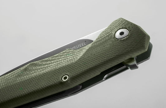 LionSteel Knives™ TRE Frame Lock TRE GGR Green G10 and 6AI4V Titanium M390 Stainless Steel Pocket Knife
