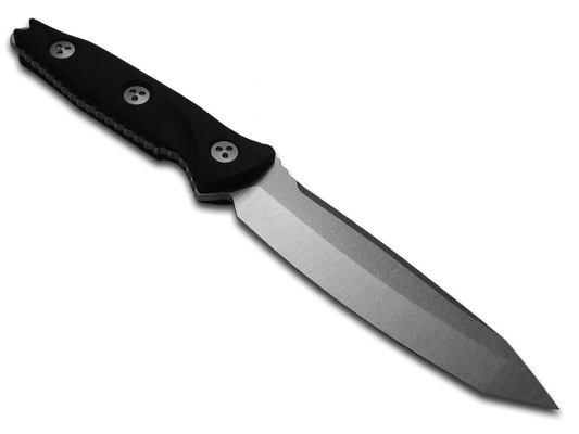 Microtech Knives, LLCโข Socom Alpha Fixed Blade 114-10 Black G10 M390 Stainless Steel Knife