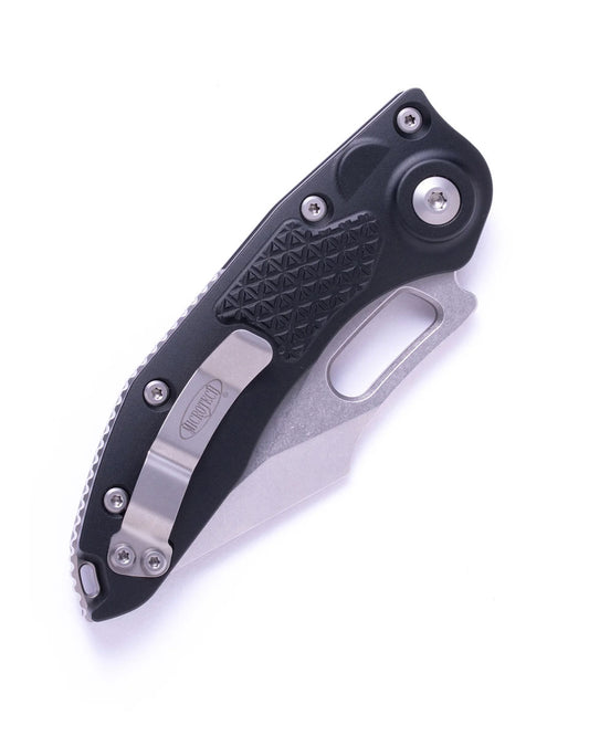 Microtech Knives, LLC™ Stitch Auto 169-10 Black Aluminum Bohler M390 Stainless Steel Pocket Knife
