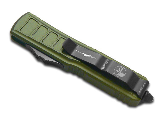 Microtech Knives, LLC™ UTX-85 D/E OTF 232II-1 ODS OD Green 6061-T6 Aluminum M390 Stainless Steel Pocket Knife