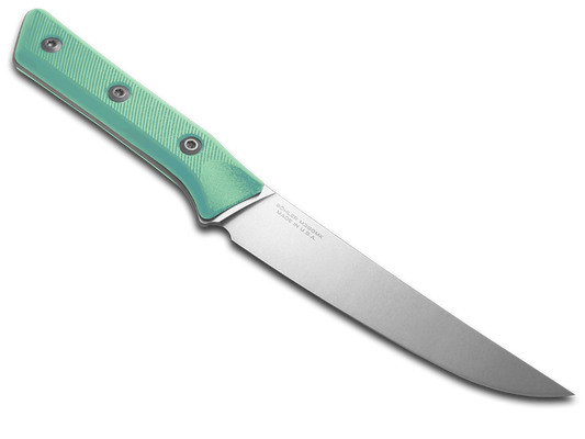 Microtech Knives, LLC™ Boning Kitchen Knife 3100-10CA Caribbean Blue G10 M390MK Stainless Steel Knife