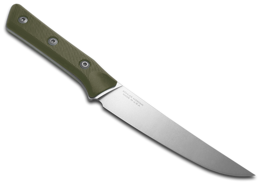 Microtech Knives, LLC™ Boning Kitchen Knife 3100-10OD OD Green G10 M390MK Stainless Steel Knife